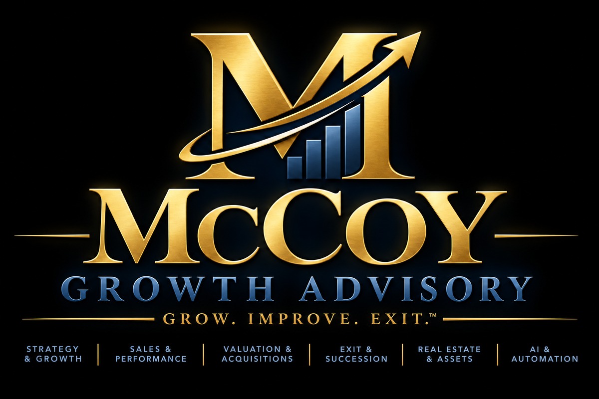 McCoy Growth Advisory. Grow. Improve. Exit.